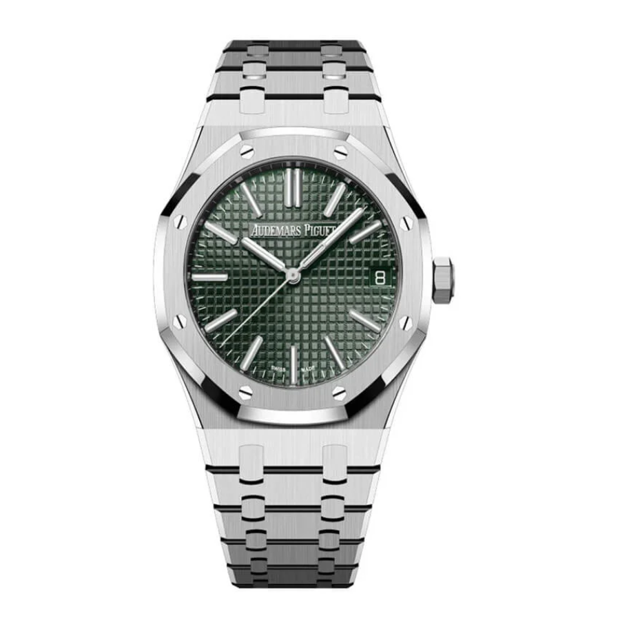 Audemars-Piguet-Royal-Oak-15510ST.OO_.1320ST.04-Replica Audemars Piguet Royal Oak 15510ST.OO.1320ST.04 Green Dial - Image 1