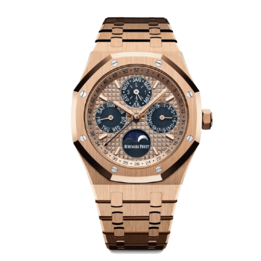 Background Audemars Piguet Royal Oak Perpetual Calendar 26574BA.OO.1220BA.01 Yellow Gold - Image 1
