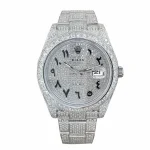 Rolex Datejust 116300Iced Out Arabic Dial