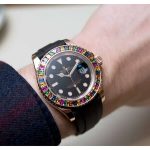 Rolex Yacht-Master 40 116655 Everose Gold Rainbow Bezel - Image 4