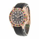 Rolex Yacht-Master 40 116655 Everose Gold Rainbow Bezel - Image 2