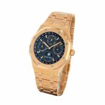Audemars Piguet Royal Oak Chronograph 26240OR.OO.1320OR.01 Rose Gold Blue Dial - Image 2