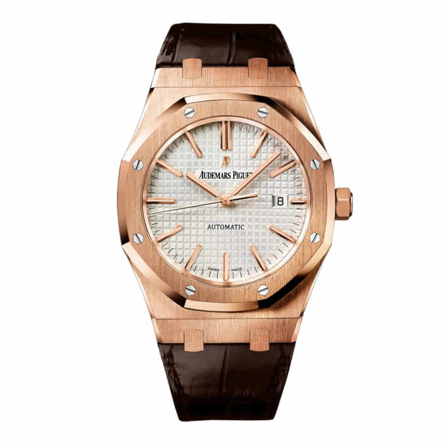 audemars-piguet-rose-gold-royal-oak-white-replica-1 Audemars Piguet Royal Oak 15500OR Rose Gold Black Dial - Image 1