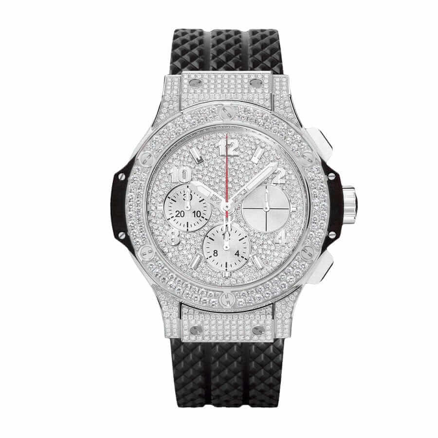 hublot-classic-fusion-chronograph-with-diamond-silver-dial-replica Hublot Big Bang Unico 301.CX.130.RX Diamond - Image 1