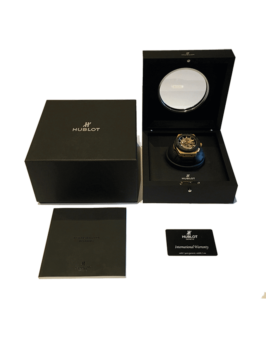 hublotbox-910x1157-1 Hublot Watch Box & Papers Presentation Set - Image 1