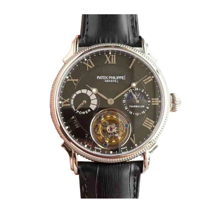 patek-philippe-tourbillion-moonphase-black-dial-replica-6 Patek Philippe Tourbillon Moonphase Black Dial - Image 1