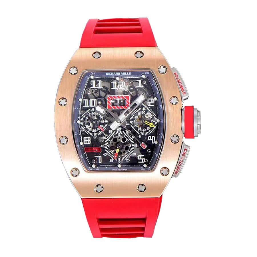 richard-mille-rm011-red-demon-in-rose-gold-and-titanium-replica-2 Richard Mille RM 011 Red Demon - Image 1