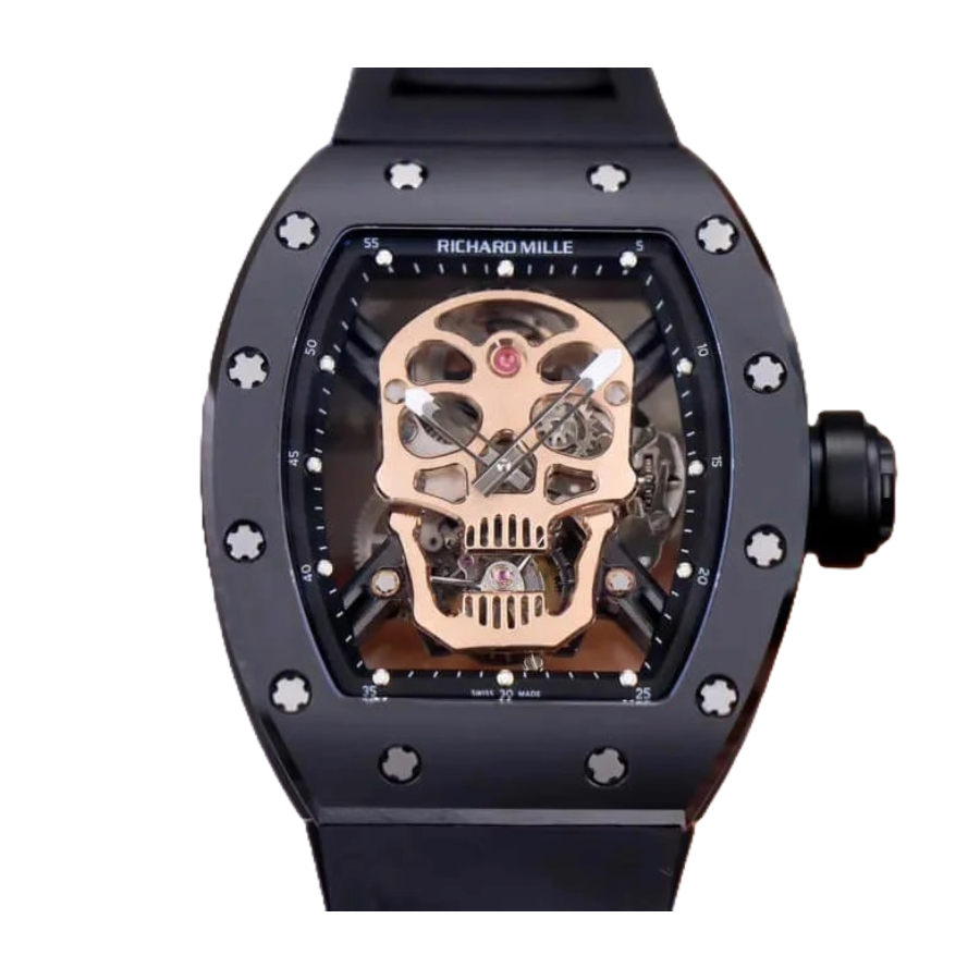 richard-mille-rm52-01-tourbillion-rose-gold-dial-replica-1 Richard Mille RM 52-01 Tourbillon Skull Rose Gold Dial - Image 1