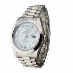 Rolex Day-Date II 218239 Ice Blue Roman Dial - Image 2