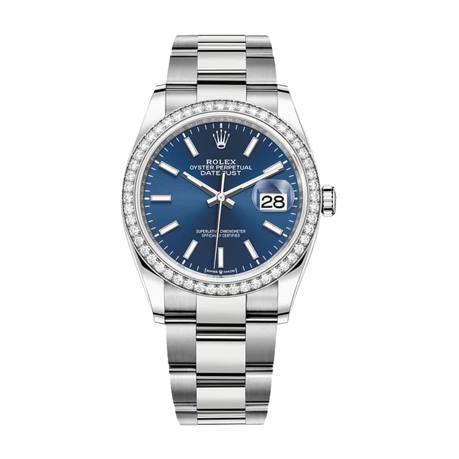 rolex-datejust-126284rbr-steel-automatic-blue-dial-oyster-replica Rolex Datejust 126284RBR White Roman Dial - Image 1