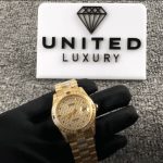 Rolex Yacht-Master 116625 Yellow Gold Diamond Dial Iced Out - Image 2
