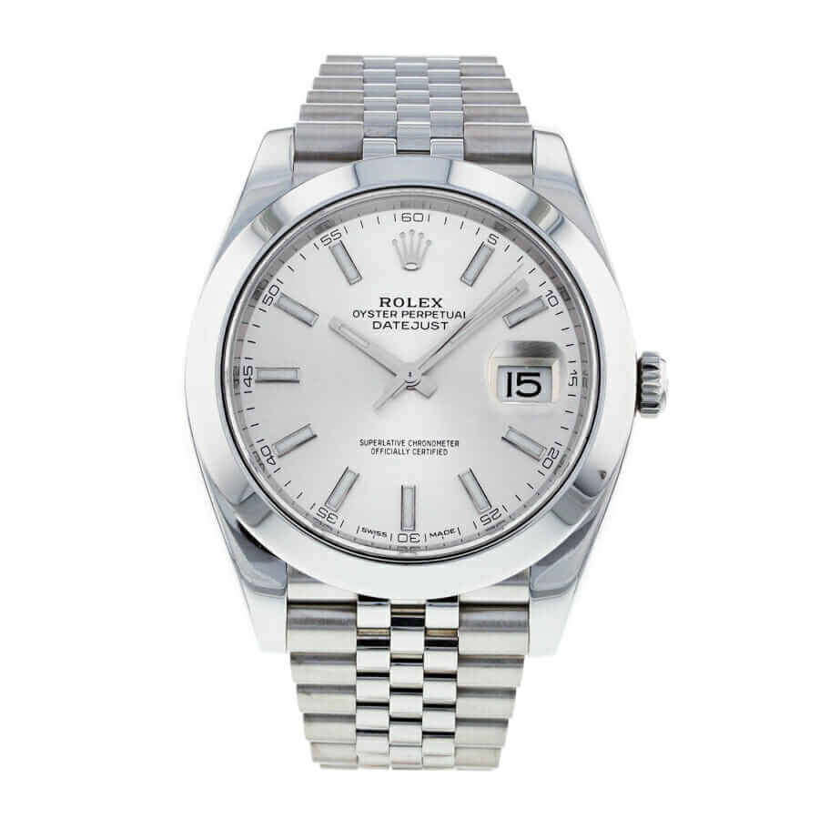 rolex-datejust-oyster-datejust-ii-steel-white-gold-126234-blue-dial-replica-1-2 Rolex Datejust 126334 Silver Dial - Image 1