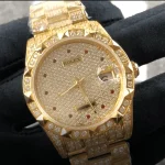 Rolex Datejust 41 116624 Yellow Gold Full Iced Out Jubilee - Image 3