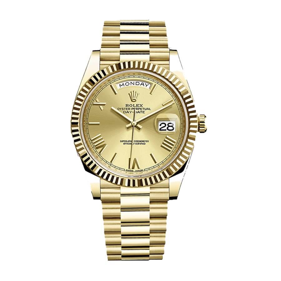 rolex-day-date-228238-40mm-kw-yellow-gold-champagne-dial Rolex Day-Date 228238-0007 President Champagne - Image 1