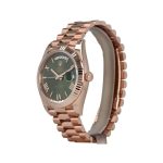 Rolex Day-Date 228235 Rose Gold Green Roman Dial - Image 2