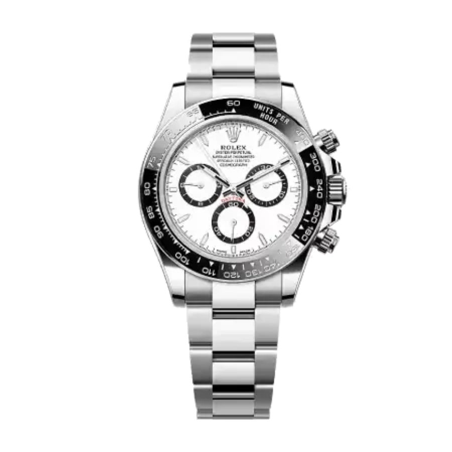 rolex-daytona-126500ln-oyster-white-dial-1 Rolex Daytona 126500LN Panda Oyster White Dial - Image 1