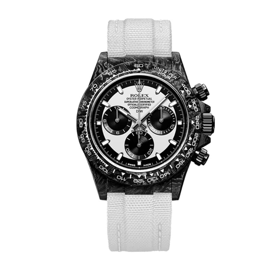 rolex-daytona-carbon-cosmograph-cream-dial-4130cr-replica Rolex Cosmograph Daytona Carbon Case 4130CR - Image 1