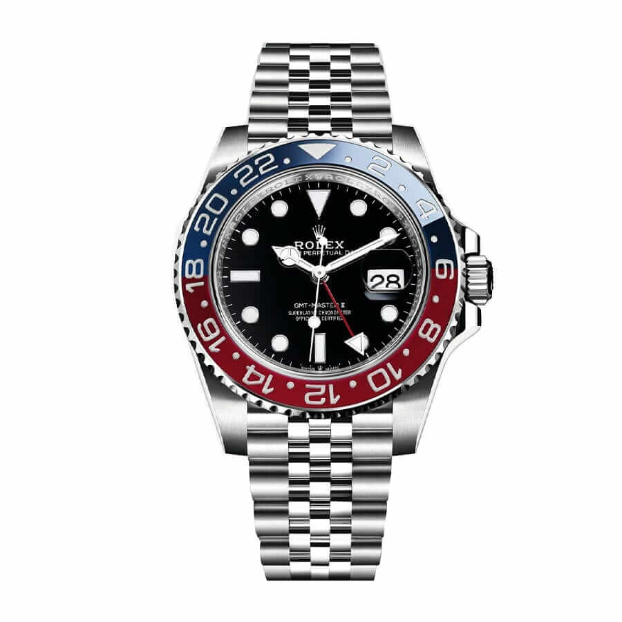rolex-gmt-master-ii-pepsi-steel-jubilee-126710blro-replica Rolex GMT-Master II Pepsi Jubilee 116520 - Image 1