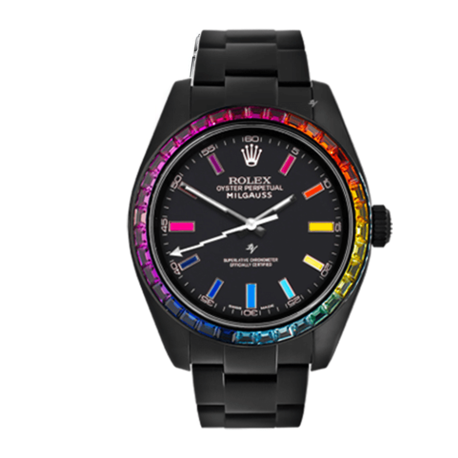 rolex-milgauss-sapphire-replica-1 Rolex Milgauss 116400GV Sapphire Bezel - Image 1
