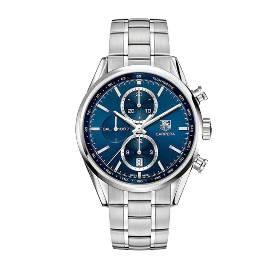 tag-heuer-carrera-calibre-1887-car2115-ba0724-replica TAG Heuer Carrera CAR2115.BA0724 Blue Dial - Image 1